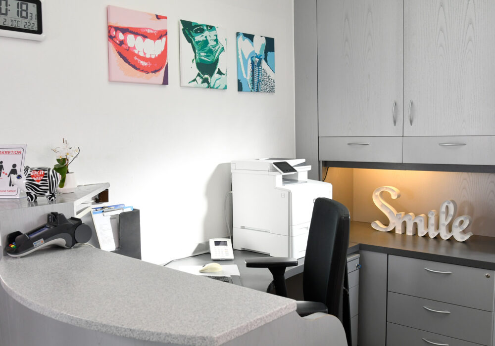 Praxiseinblick - Anmeldebereich